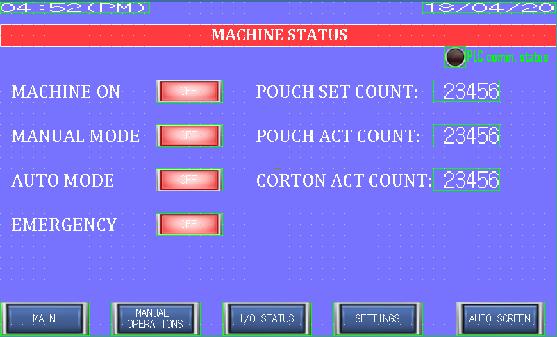 End of Line Seed Packing Machine Automation.