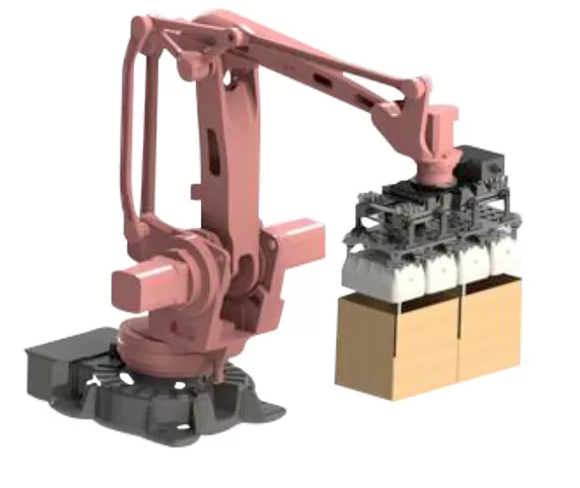 Robotic Pick & Place Strapping Machine Automation
