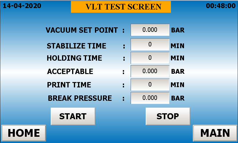 Autoclave Vacuum Leak Test Solution