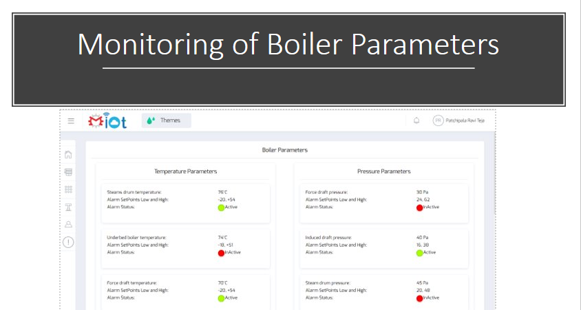 Boiler Remote Monitoring using MIoT